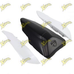 Cover sella passeggero Ducati ARTIC WHITE SILK – Codice 97180331A