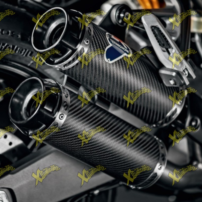 Silenziatori Racing in Carbonio Ducati Monster 821 Termignoni 96481461A