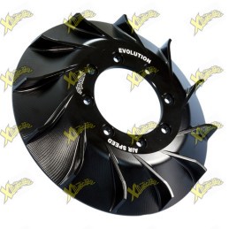 Polini EVO Fan Vespa Primavera ET3 8 Holes Black 171.0718