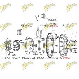 Accensione Polini For Race Vespa PK 50 e Ape 50 3 Fili Ø20 171.0561