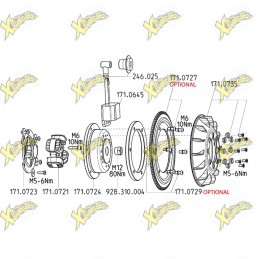 Accensione Polini For Race Vespa PK 50 e Ape 50 5 Fili Ø20 171.0563