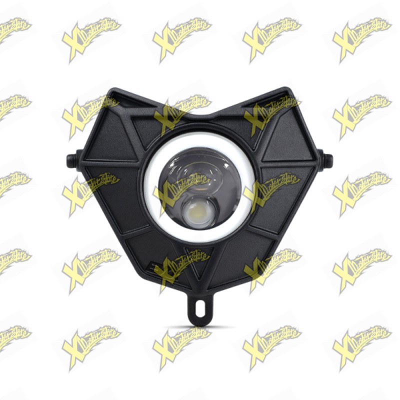 Fanale Anteriore EVOK Iron LED Tondo 2 Lenti Plug&Play Sherco 246472223