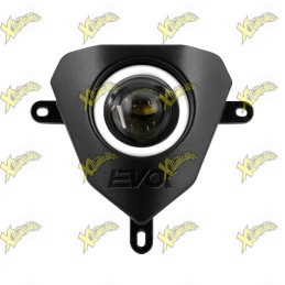 Fanale Anteriore EVOK Iron LED Tondo 2 Lenti Plug&Play Beta RR 246472220
