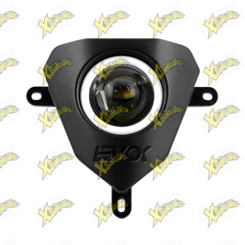 Fanale Anteriore EVOK Iron LED Tondo 2 Lenti Plug&Play Beta RR 246472220