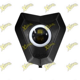 EVOK Iron LED Round Front Headlight Dual Lens Plug&Play KTM 246472222