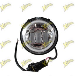 EVOK Iron LED Chrome Background Front Headlight Plug&Play Vespa 50 N L R 246472208
