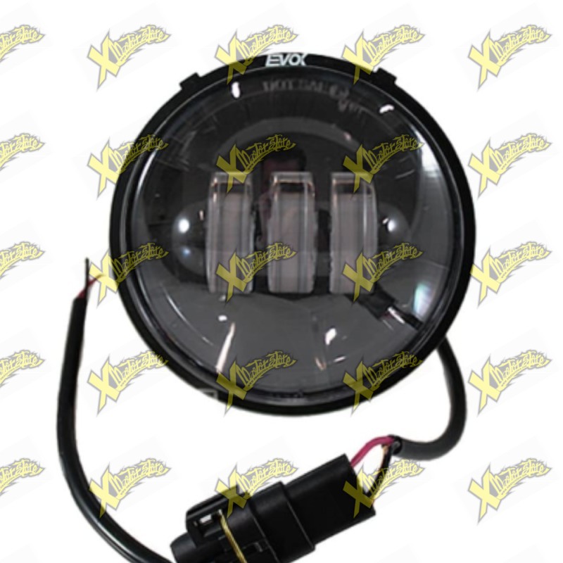 EVOK Iron LED Black Front Headlight Plug&Play Vespa 50 N L R 246472213