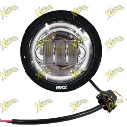 EVOK Iron LED Chrome Front Headlight Plug&Play Piaggio SI FL2 246472216