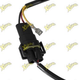 Fanale Anteriore EVOK Iron LED Fondo Cromato con Angel Eyes Vespa 125 Primavera ET3 246472215