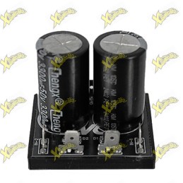 Fanale Anteriore EVOK Iron LED Fondo Cromato con Angel Eyes Vespa 125 Primavera ET3 246472215