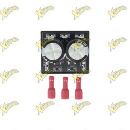 EVOK Iron LED Front Headlight Piaggio Bravo with Converter 246472204