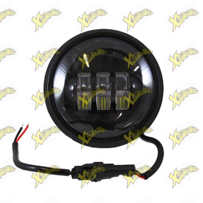 Fanale Anteriore EVOK Iron LED 3 Lenti Angel Eyes con Convertitore 246472210