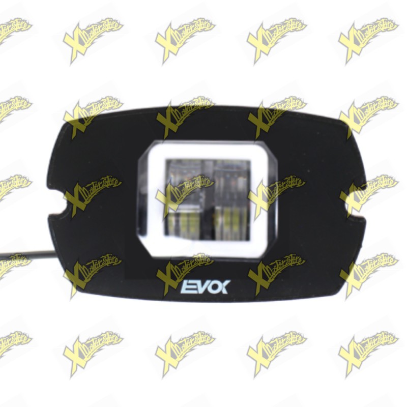 EVOK Iron LED Square 2-Lens Front Headlight Vespa 50 Special 246472199