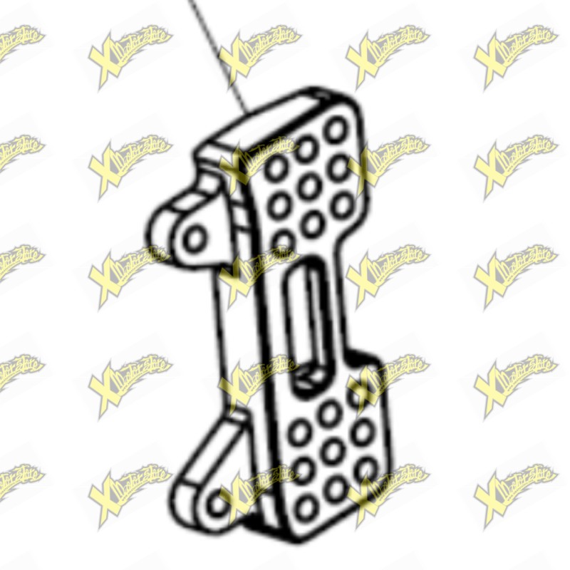 Supporto Regolazione Pedana Sinistra Ohvale GP-7 – 04.PE.0002.L