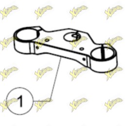 Ohvale GP-7 Lower Steering Triple Clamp – 04.ST.0001.L