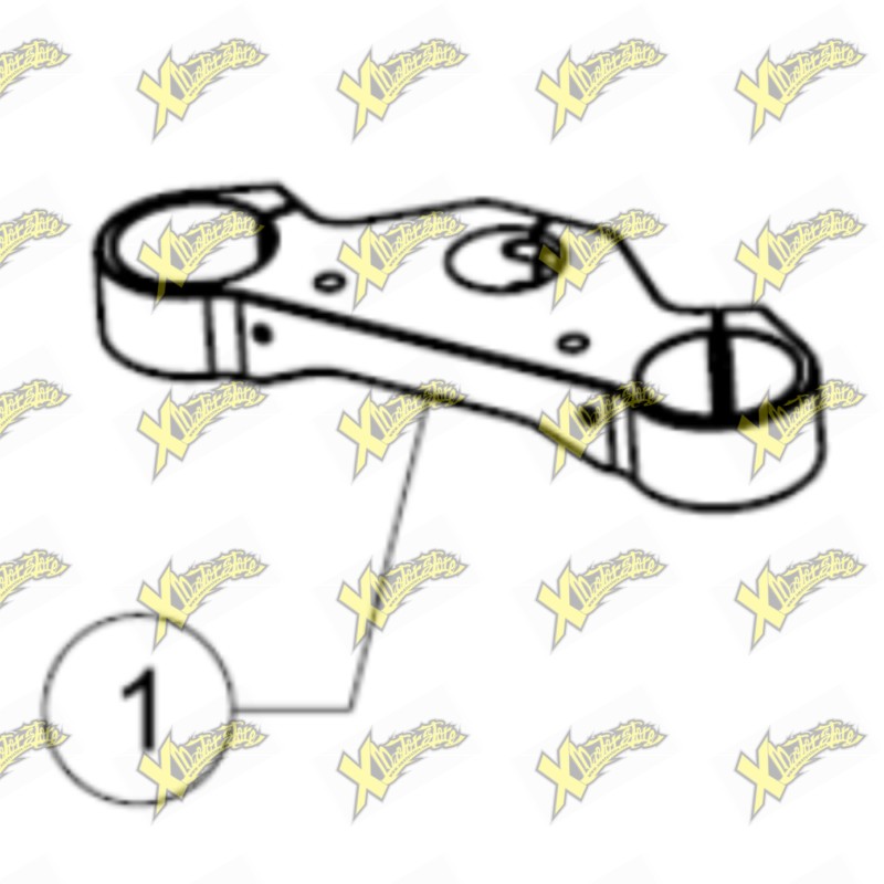 Ohvale GP-7 Lower Steering Triple Clamp – 04.ST.0001.L