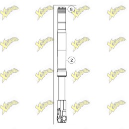 Ohvale Gp-7 right fork stem 04.FA.0102.L