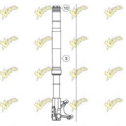 Stelo forcella sinistro...