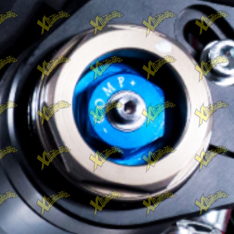 Tappo compressione forcella Ohracing con dado blu per forcella Ohracing Ohvale GP-0 GP-2 GP-7 03.FA.0333.L