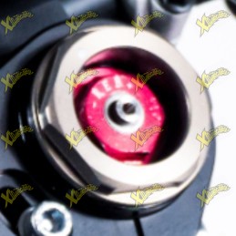 Tappo estensione forcella Ohracing con dado rosso per forcella Ohracing Ohvale GP-0 GP-2 GP-7 03.FA.0334.L