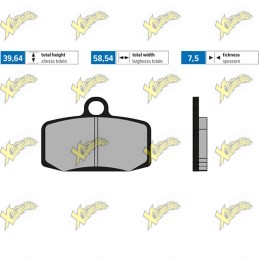 Pastiglie freno Polini sinterizzate per pinza freno Polini 4 pistoni 174.2161