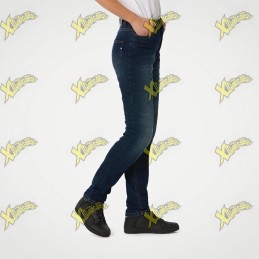 Jeans moto donna PMJ Sara blue