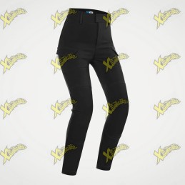 Jeans moto donna PMJ Sidney neri