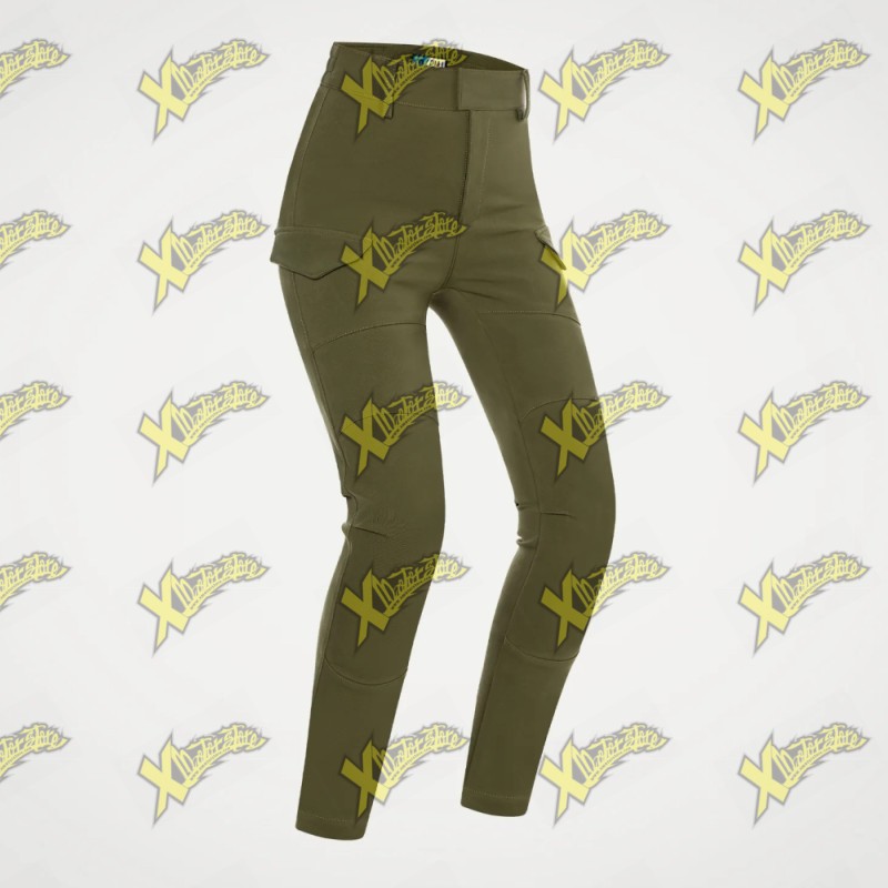 Jeans moto donna PMJ Sidney neri