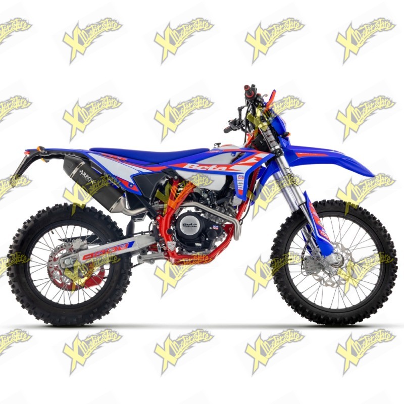 Arrow ICON Exhaust Silencer Dark Aluminum Carbon End Cap Euro 5 Beta RR 125 4T 2024 2025 72673AKN