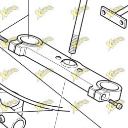 Polini GP4 Upper Fork Triple Clamp 143.415.023