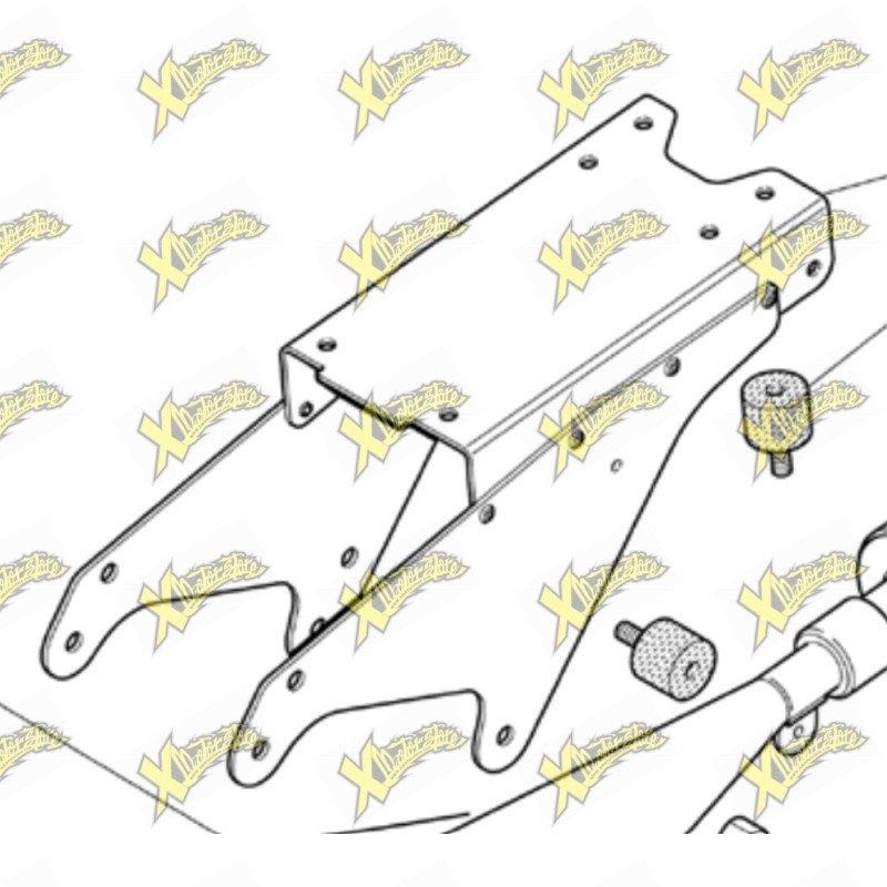 Aluminum Tail Support for Polini 911 Minimoto 143.740.007
