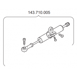 ADJUSTABLE STEERING DAMPER GP5