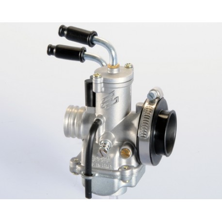 Carburateur Polini CP 19 - Pour Scooters 2T, Diamètre 19mm, Allégé Aluminium, Compatible Aprilia, Piaggio, Etc.