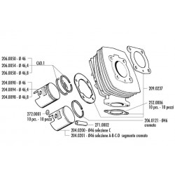 KIT HONDA WALLAROO D.46 ALL.CROMATO