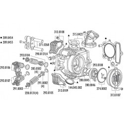 HEAD KIT 4 MINICROSS VALVES XP4 110