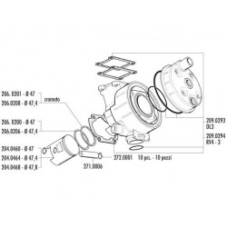 KIT MINARELLI DL3 H2O D.47 (BENELLI-MALAGUTI) O