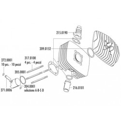 KIT MINARELLI P6-FANTIC MOTOR S.6000 CORSA 42 D.48