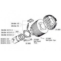 KIT VESPA 125 PRIMAVERA-ET3 D.57