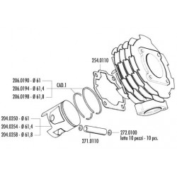 KIT VESPA 125 T5 D.61