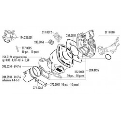 KIT PIAGGIO ZIP SP H2O D.47,6 EVOLUTION 3