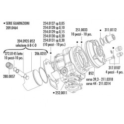 KIT PIAGGIO ZIP SP H2O D.52 CORSA 44 BIELLA 85