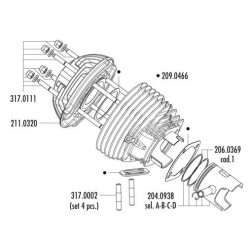 KIT VESPA 125 PRIMAVERA-ET3 D.57 EVOLUTION