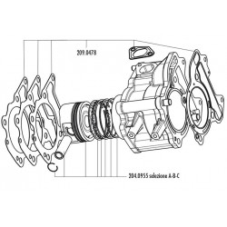 KIT PIAGGIO MEDLEY 125/150 4T IE 4V D.61