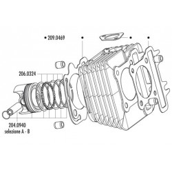 KIT PIAGGIO LIBERTY 50 4T 3V IGET (C541M) D.49