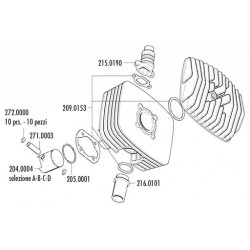 KIT SACHS 50 5M. CORSA 44 S.6000 D.48