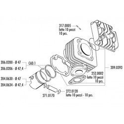 KIT SUZUKI ADDRESS-ITALJET FORMULA-DERBI VAMOS 47