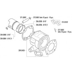 KIT APRILIA SR SPORT D.47 (APRILIA ENGINE)