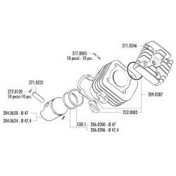 KIT YAMAHA AXIS,JOG-MALAGUTI F10,F12-APRILIA SR94