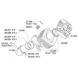 KIT YAMAHA JOG-MALAGUTI F10 / 12-APRILIA SR MODEL RACING