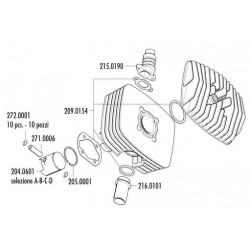 KIT ZUNDAPP 50 CORSA 41,6 S.6000 D.48